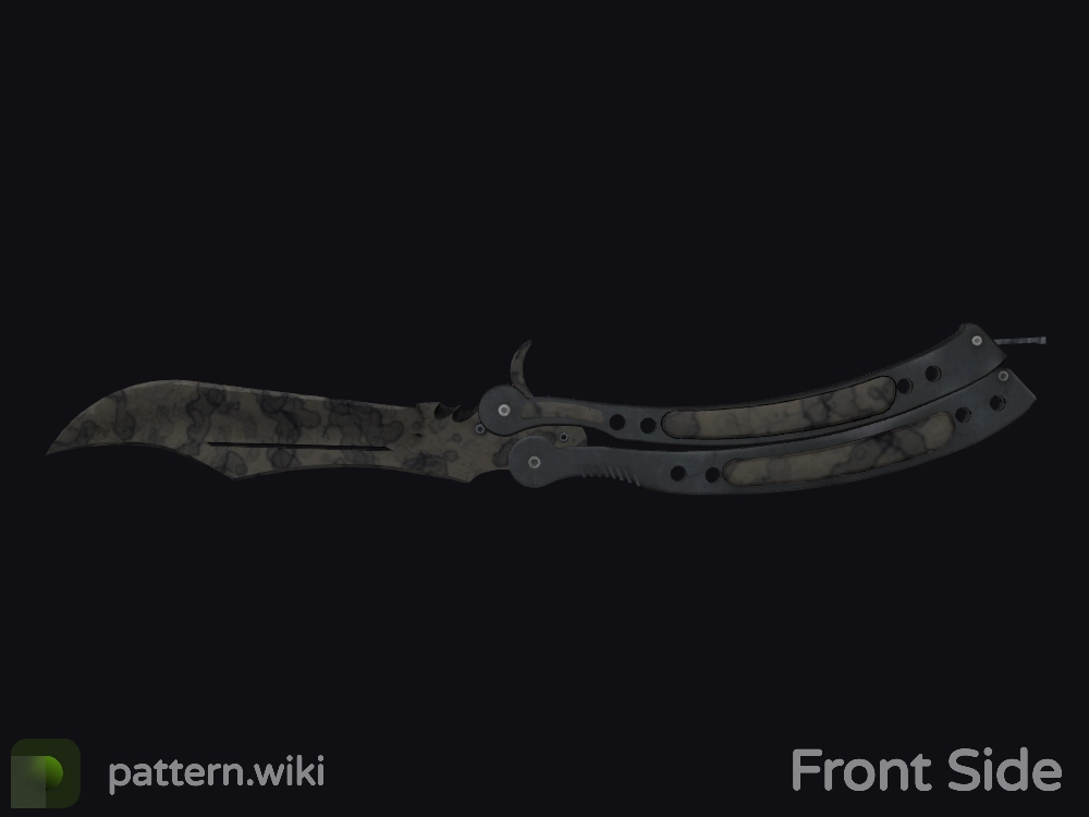 Butterfly Knife Stained seed 221