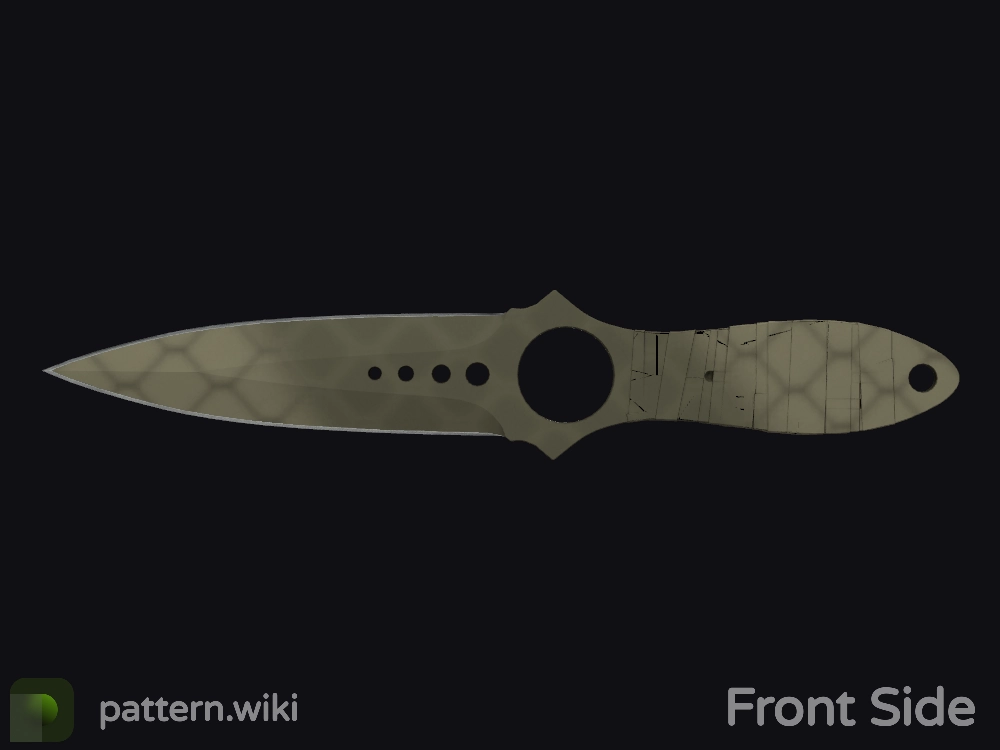 Skeleton Knife Safari Mesh seed 362