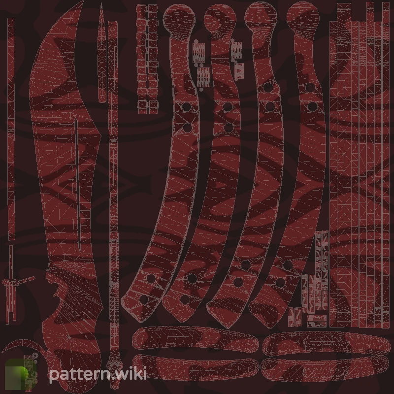 Butterfly Knife Slaughter seed 899 pattern template