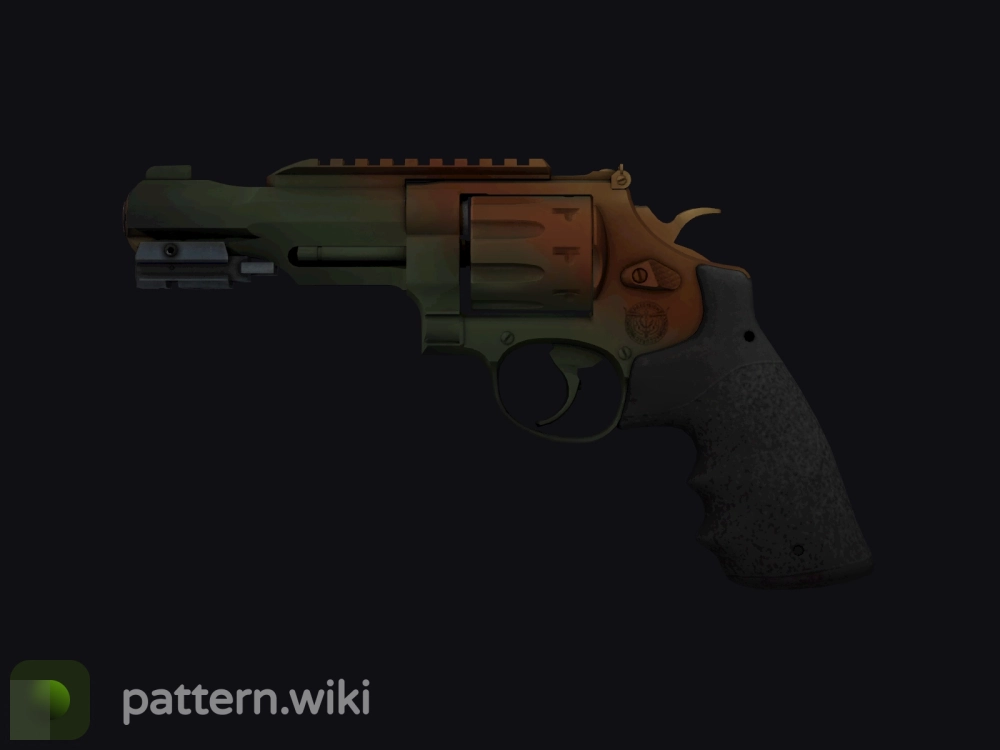 R8 Revolver Amber Fade seed 383