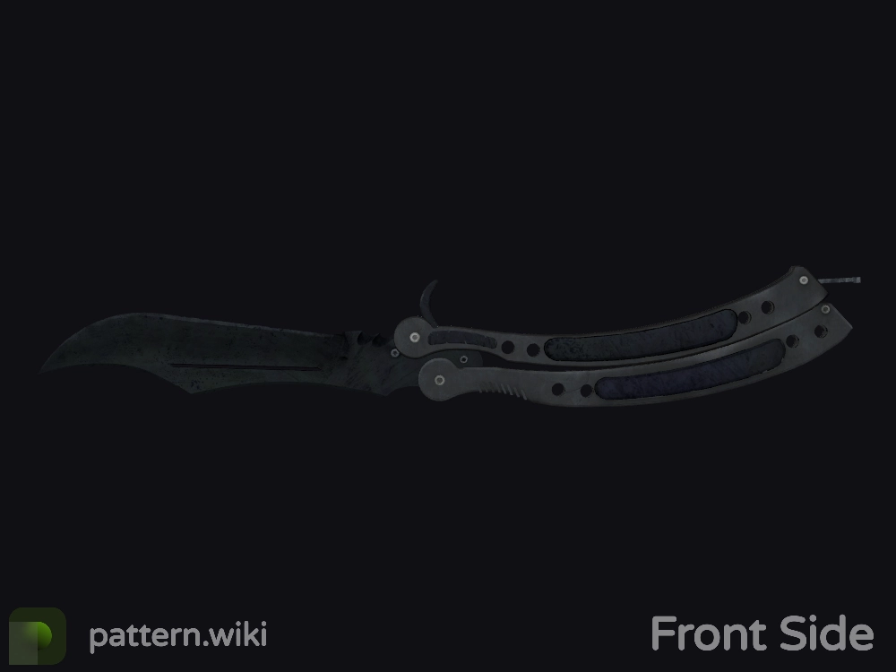 Butterfly Knife Blue Steel seed 587