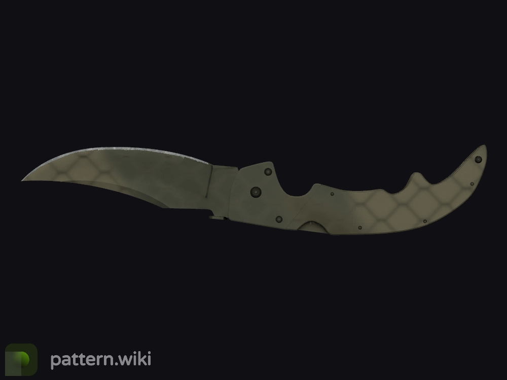 Falchion Knife Safari Mesh seed 498