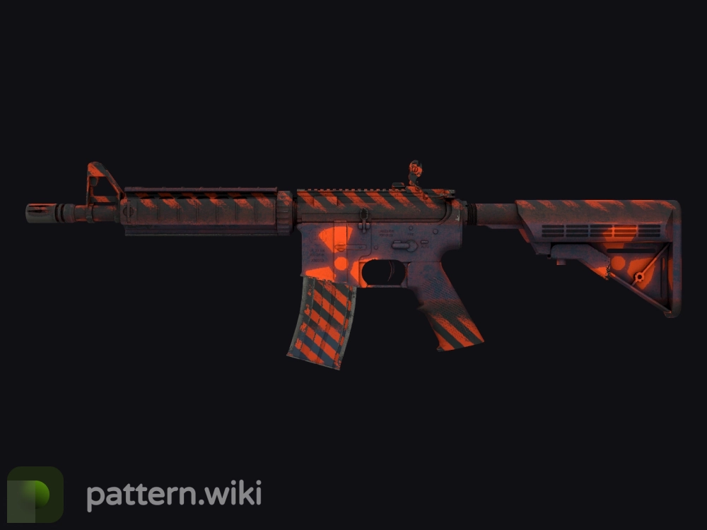 M4A4 Radiation Hazard seed 522