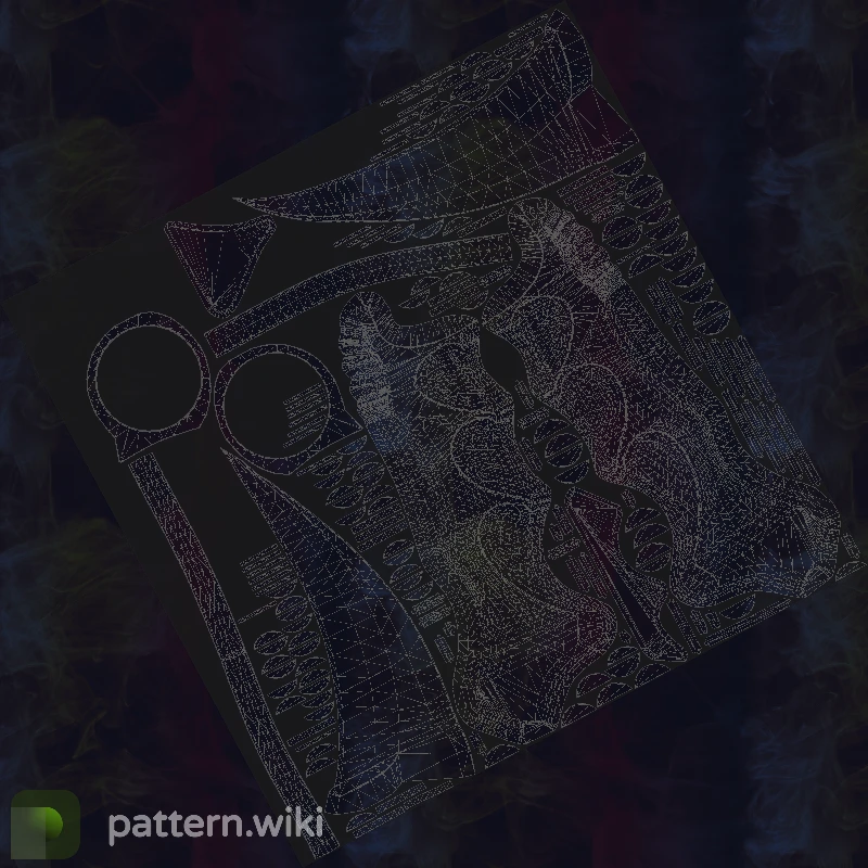 Karambit Doppler seed 464 pattern template