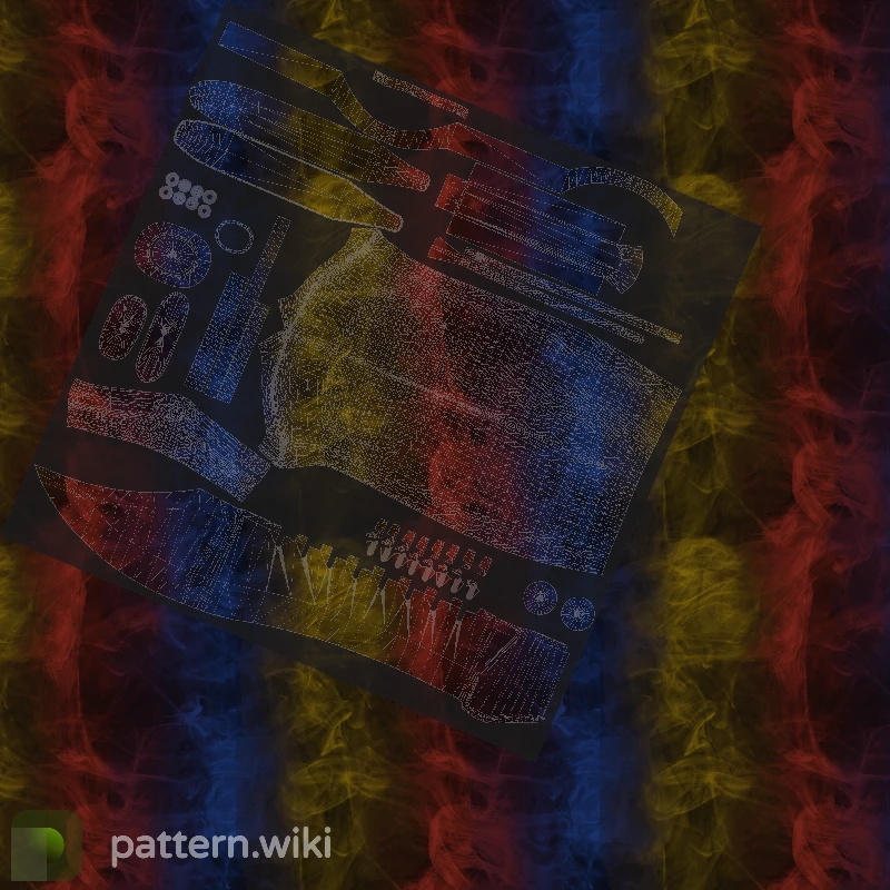 Bowie Knife Marble Fade seed 785 pattern template