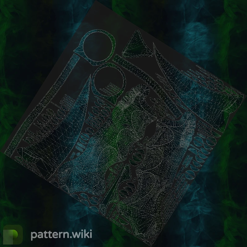 Karambit Gamma Doppler seed 82 pattern template