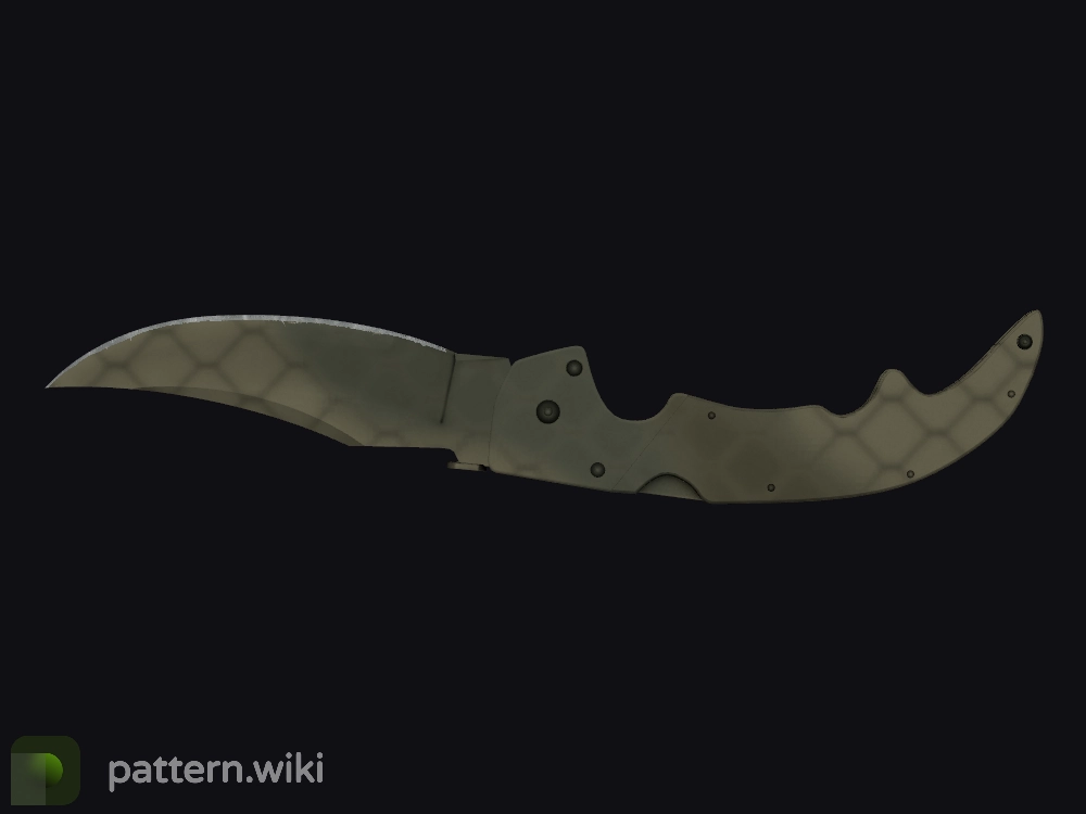 Falchion Knife Safari Mesh seed 152