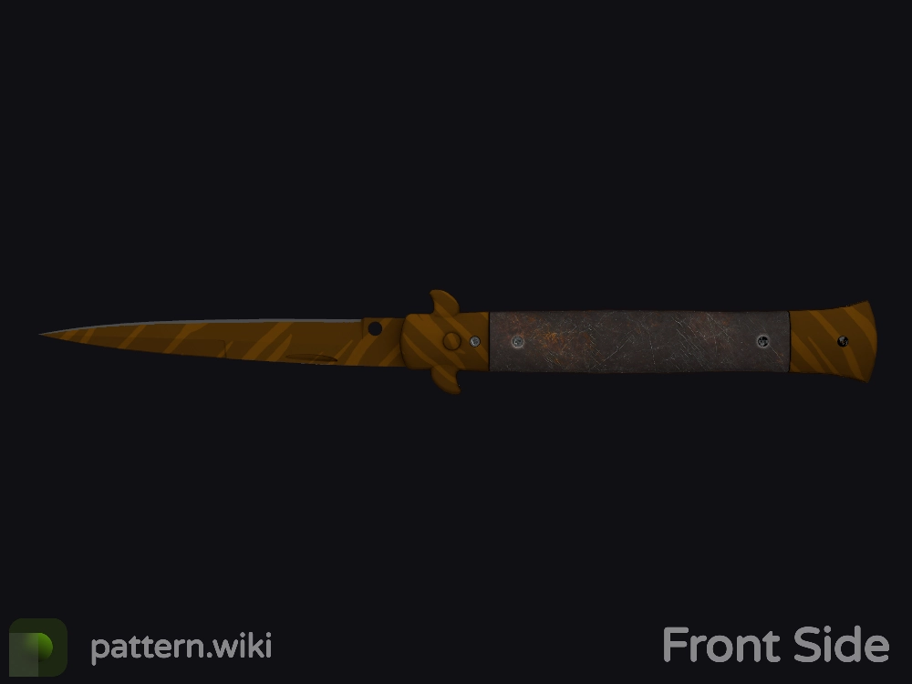 Stiletto Knife Tiger Tooth seed 558