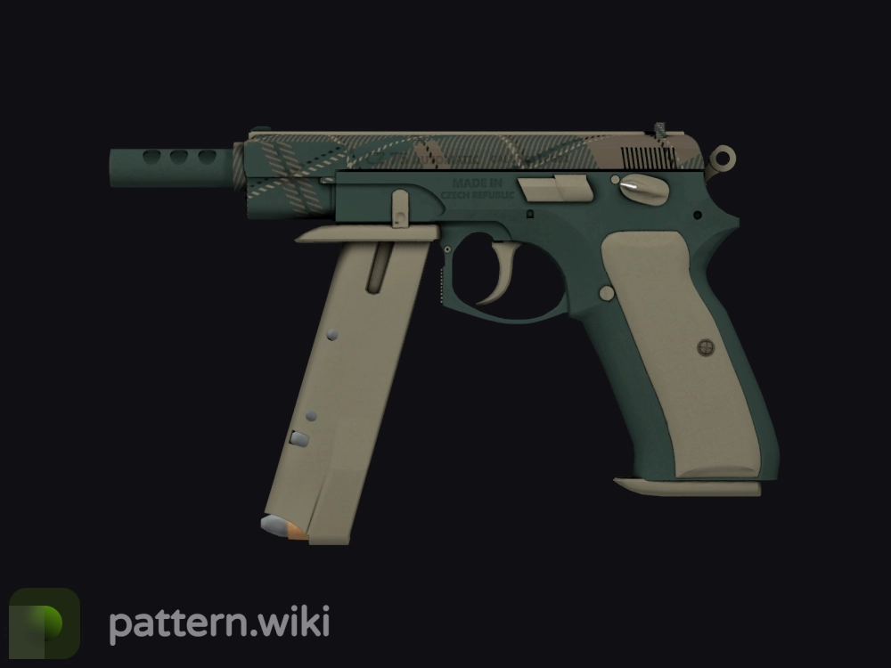 CZ75-Auto Green Plaid seed 981