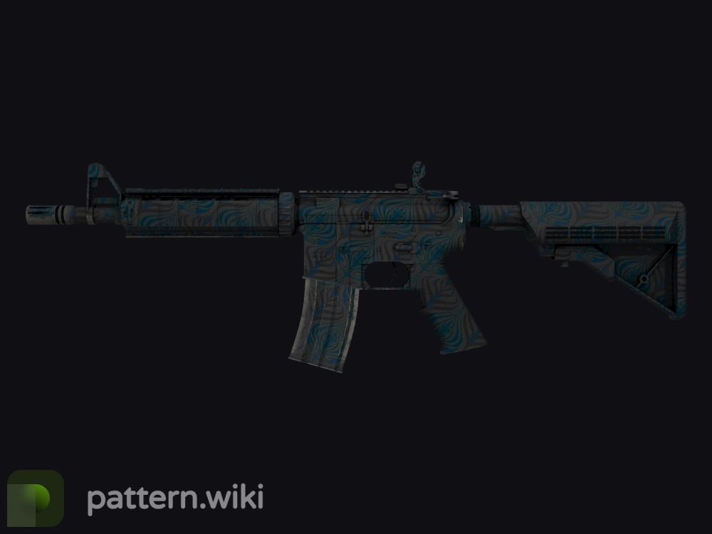 M4A4 Dark Blossom seed 746