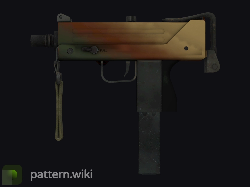 MAC-10 Amber Fade seed 286