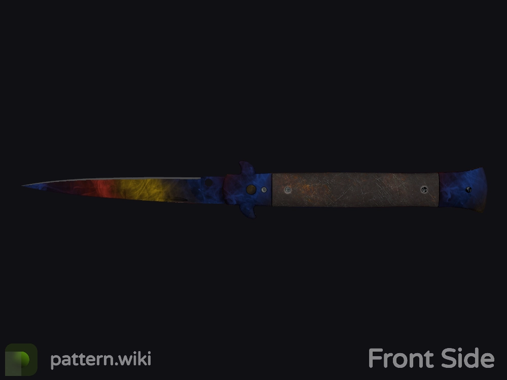 Stiletto Knife Marble Fade seed 135