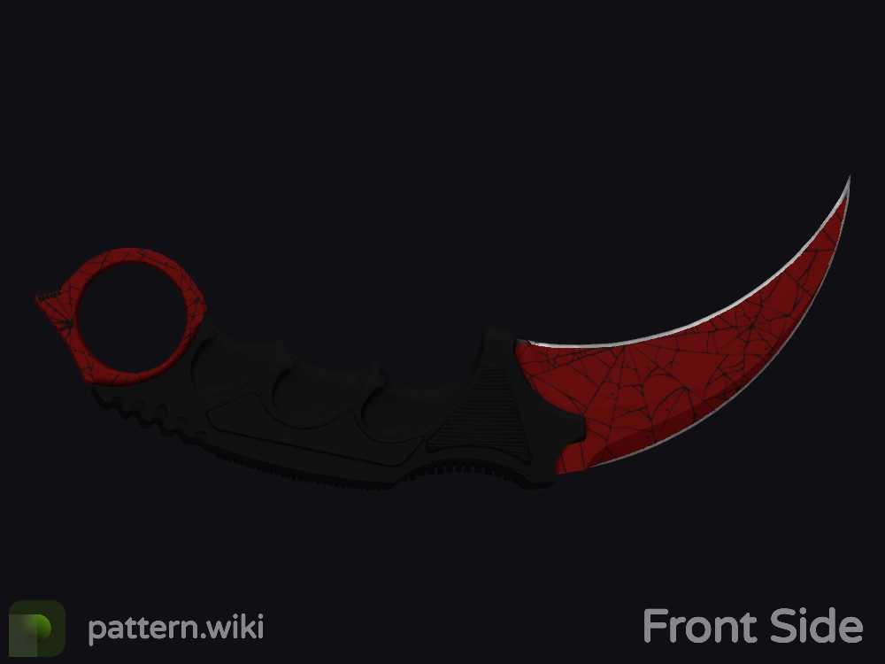 Karambit Crimson Web seed 742