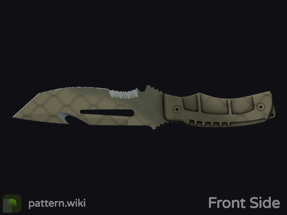 Survival Knife Safari Mesh seed 863