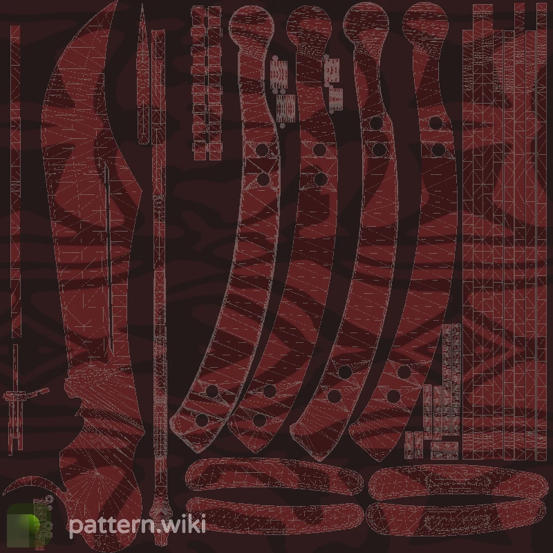 Butterfly Knife Slaughter seed 770 pattern template