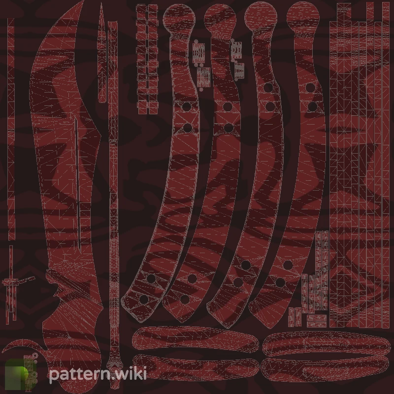 Butterfly Knife Slaughter seed 648 pattern template