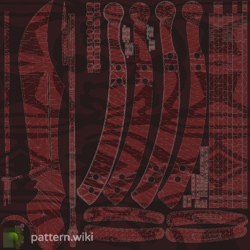 Butterfly Knife Slaughter seed 344 pattern template