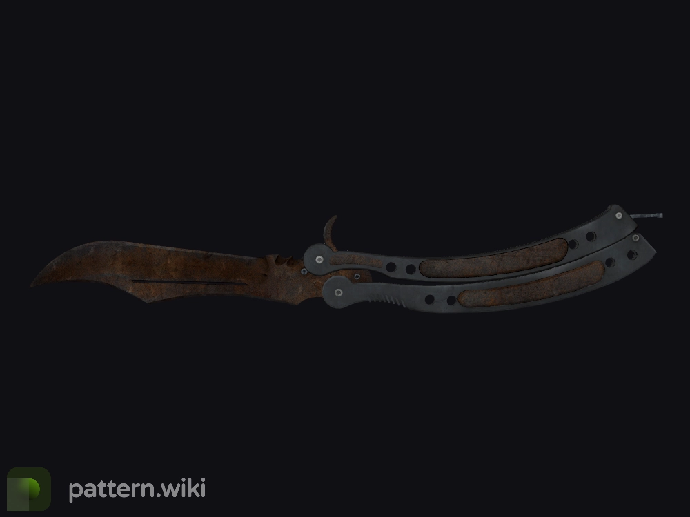 Butterfly Knife Rust Coat seed 609