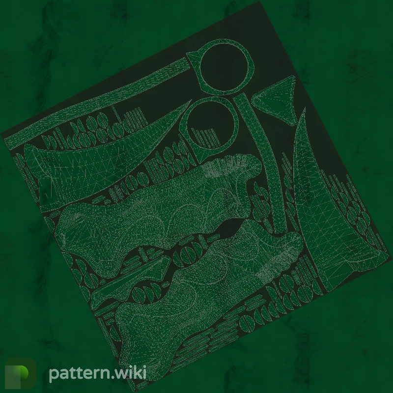 Karambit Gamma Doppler seed 213 pattern template