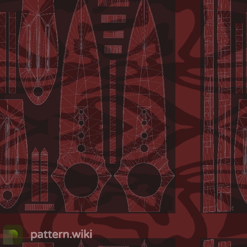 Skeleton Knife Slaughter seed 654 pattern template