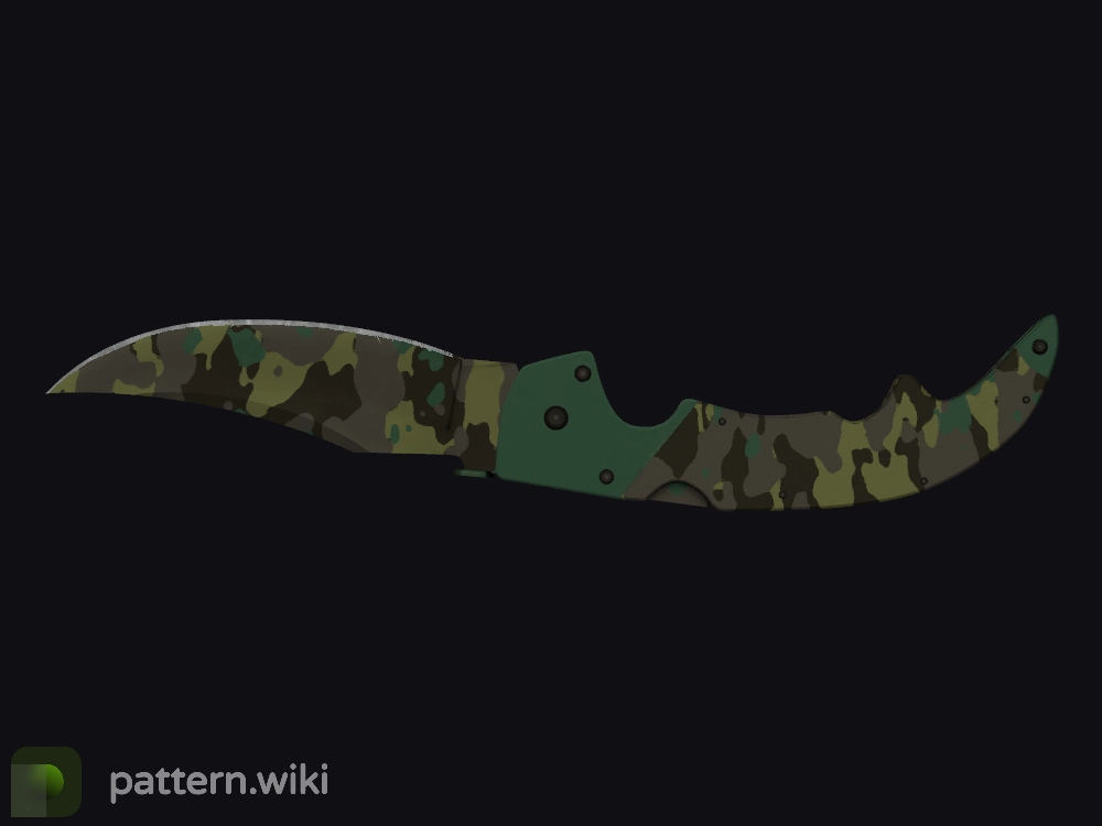 Falchion Knife Boreal Forest seed 158