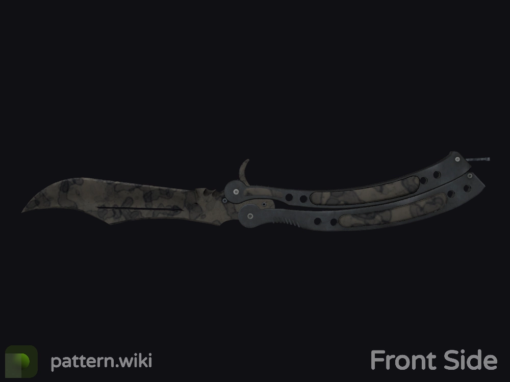 Butterfly Knife Stained seed 696