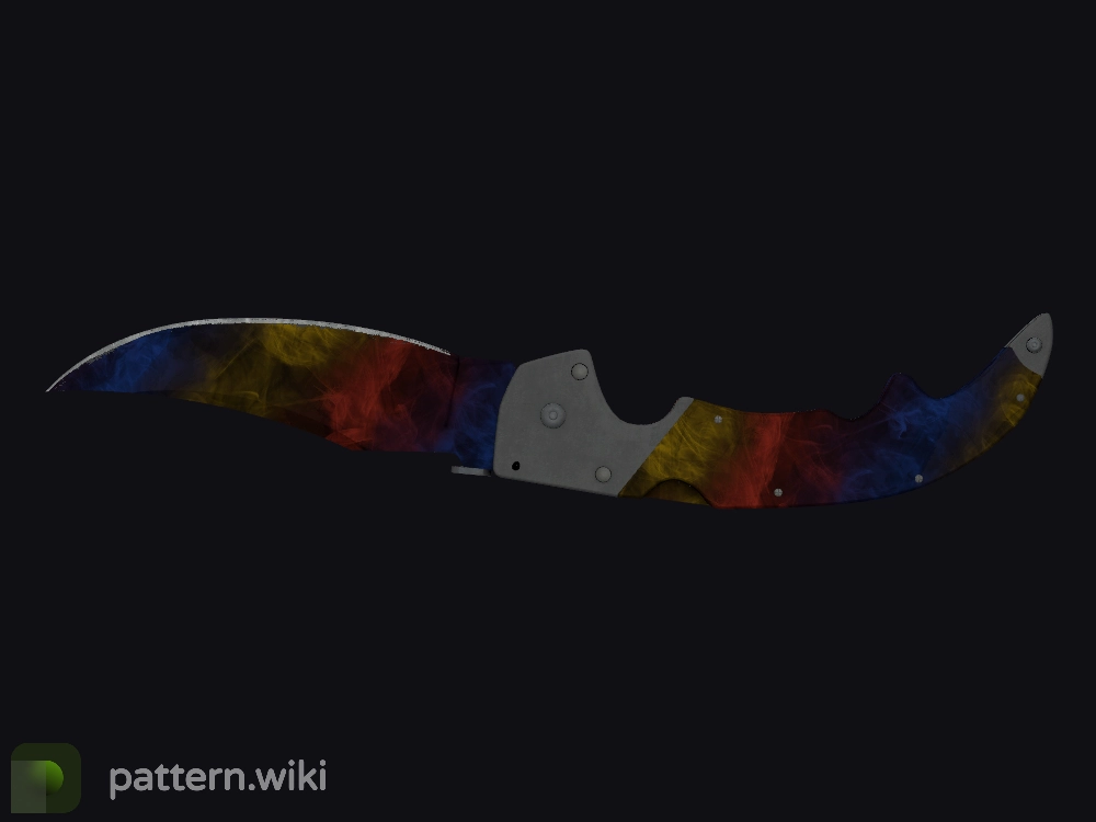 Falchion Knife Marble Fade seed 615