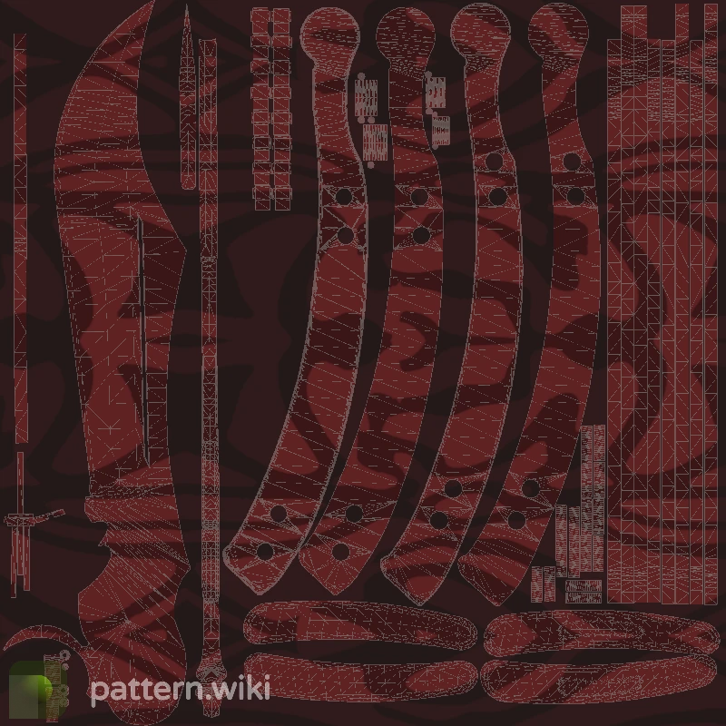 Butterfly Knife Slaughter seed 687 pattern template