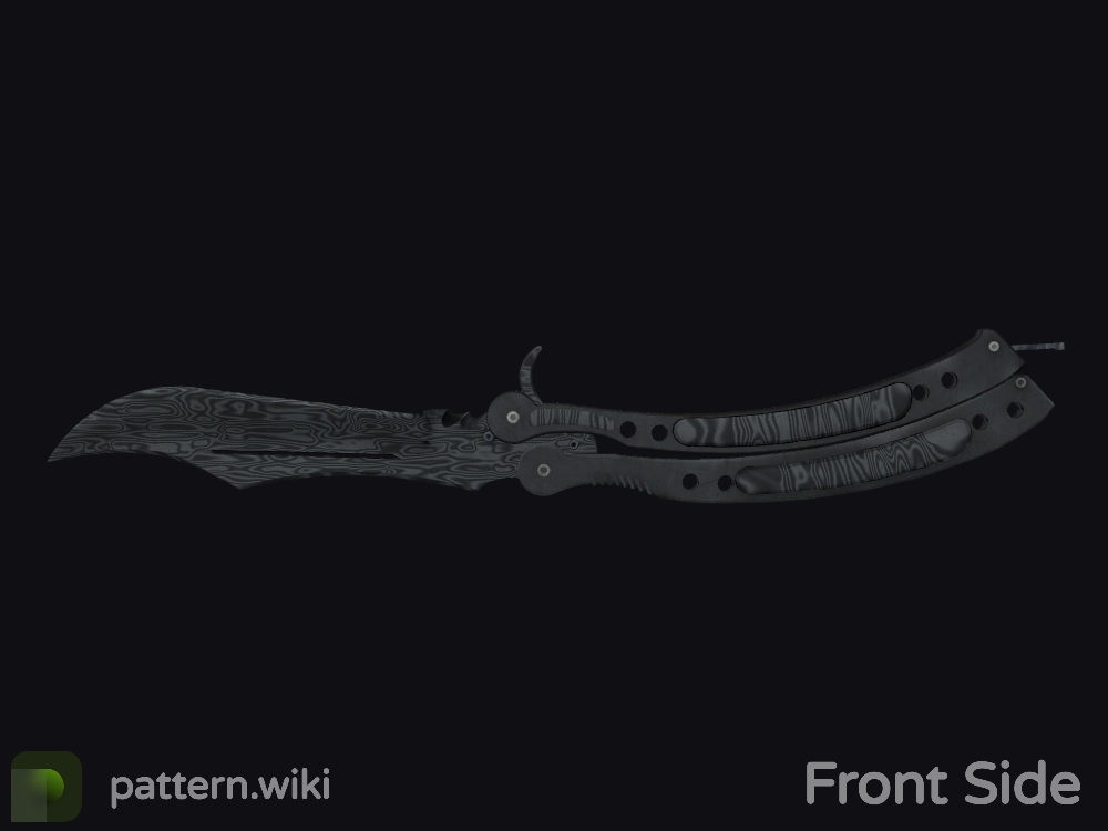 Butterfly Knife Damascus Steel seed 157