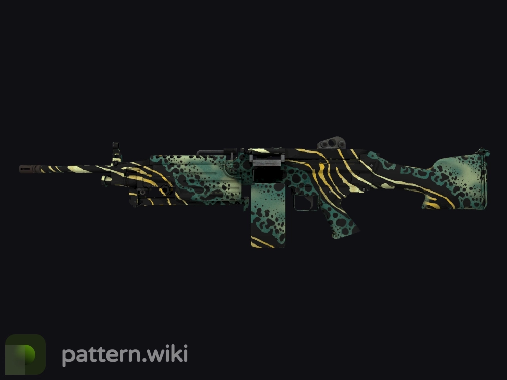 M249 Emerald Poison Dart seed 677