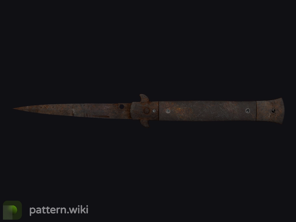 Stiletto Knife Rust Coat seed 982