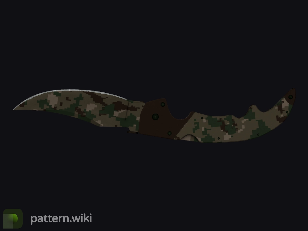 Falchion Knife Forest DDPAT seed 371