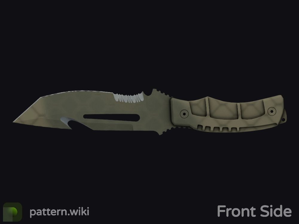 Survival Knife Safari Mesh seed 208