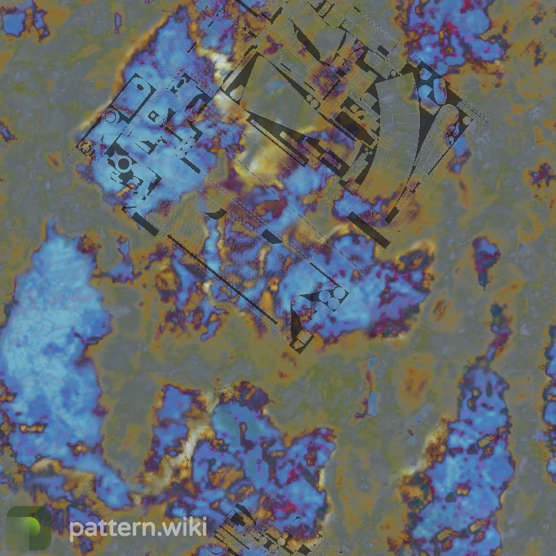 AK-47 Case Hardened seed 490 pattern template