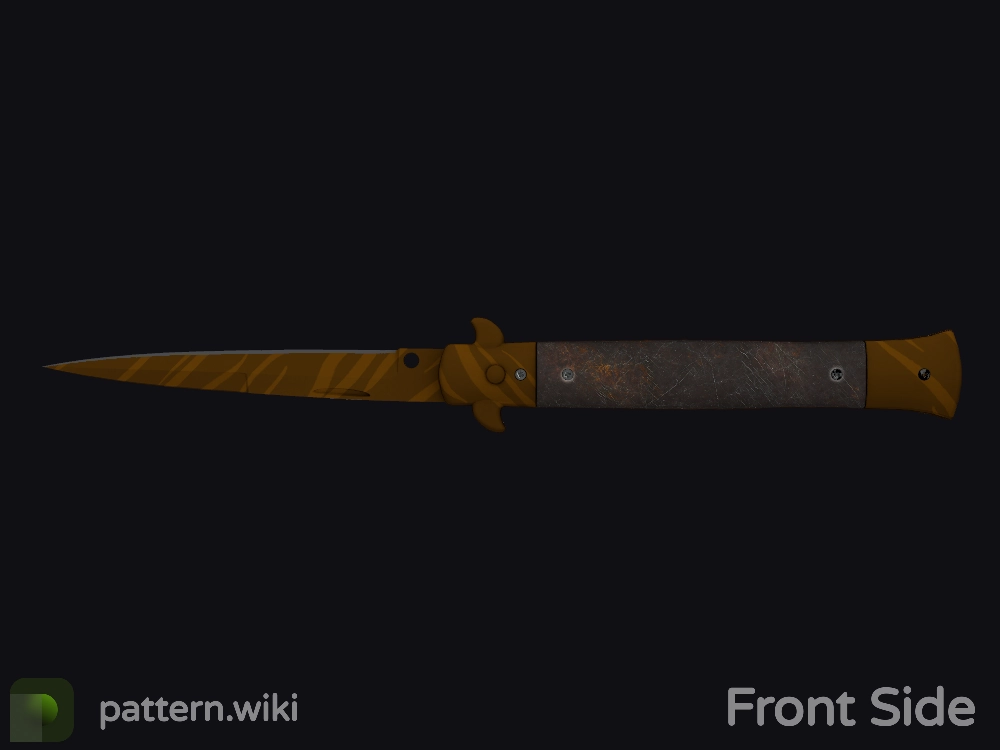 Stiletto Knife Tiger Tooth seed 452