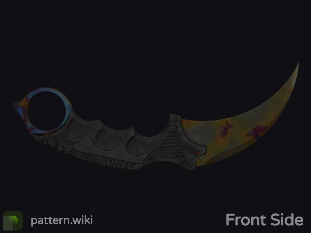 Karambit Case Hardened seed 124