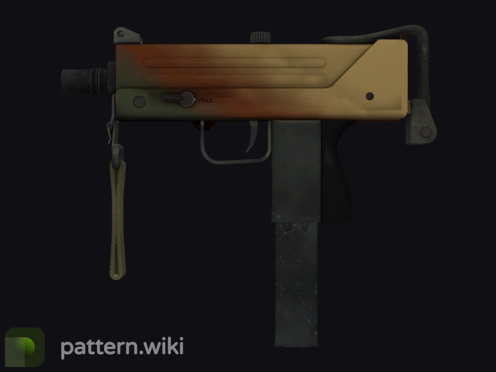 MAC-10 Amber Fade seed 382