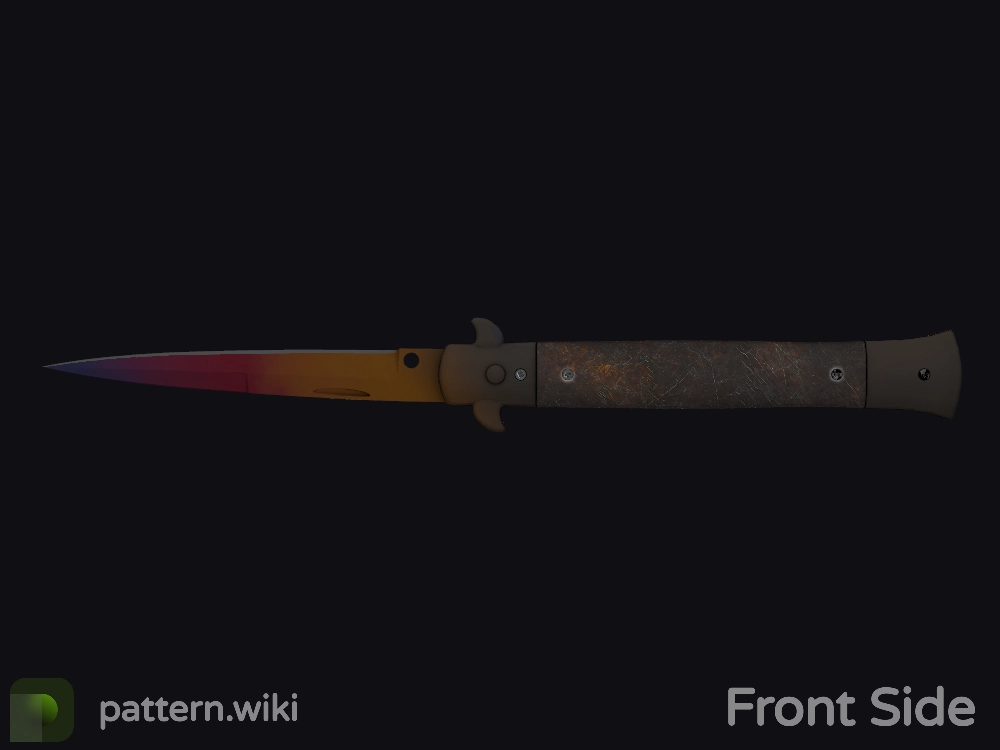 Stiletto Knife Fade seed 876