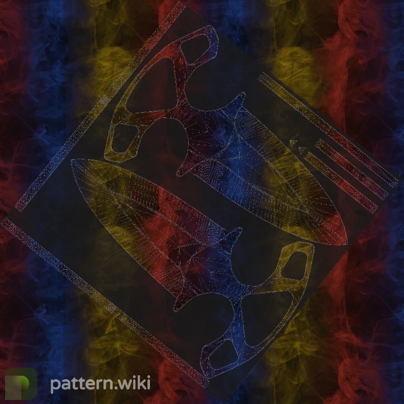 Shadow Daggers Marble Fade seed 956 pattern template