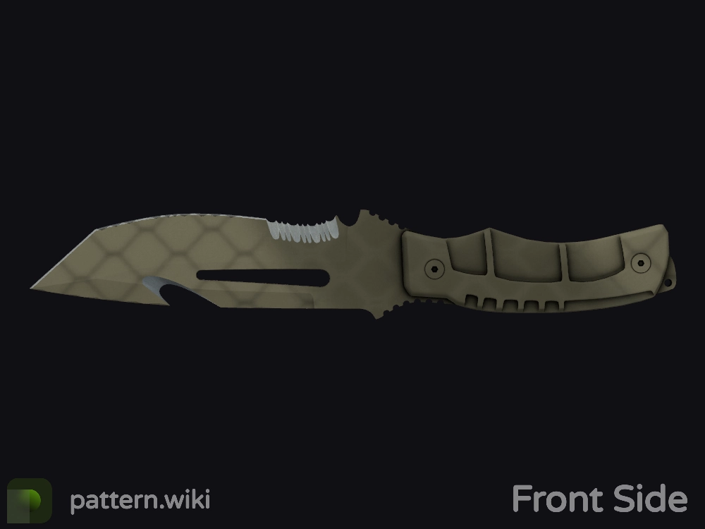 Survival Knife Safari Mesh seed 786