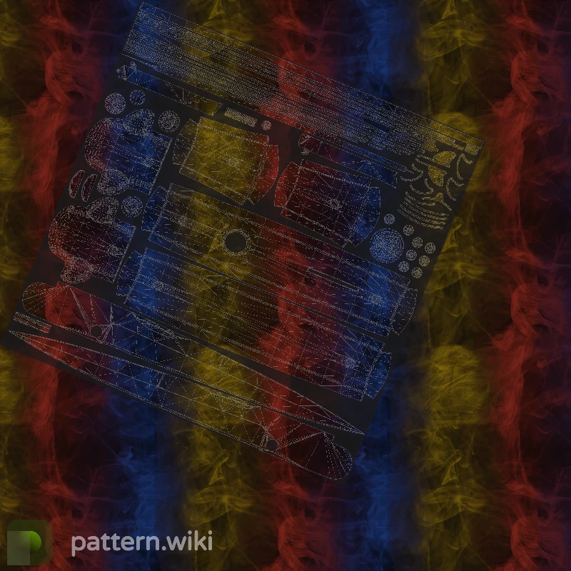 Stiletto Knife Marble Fade seed 238 pattern template