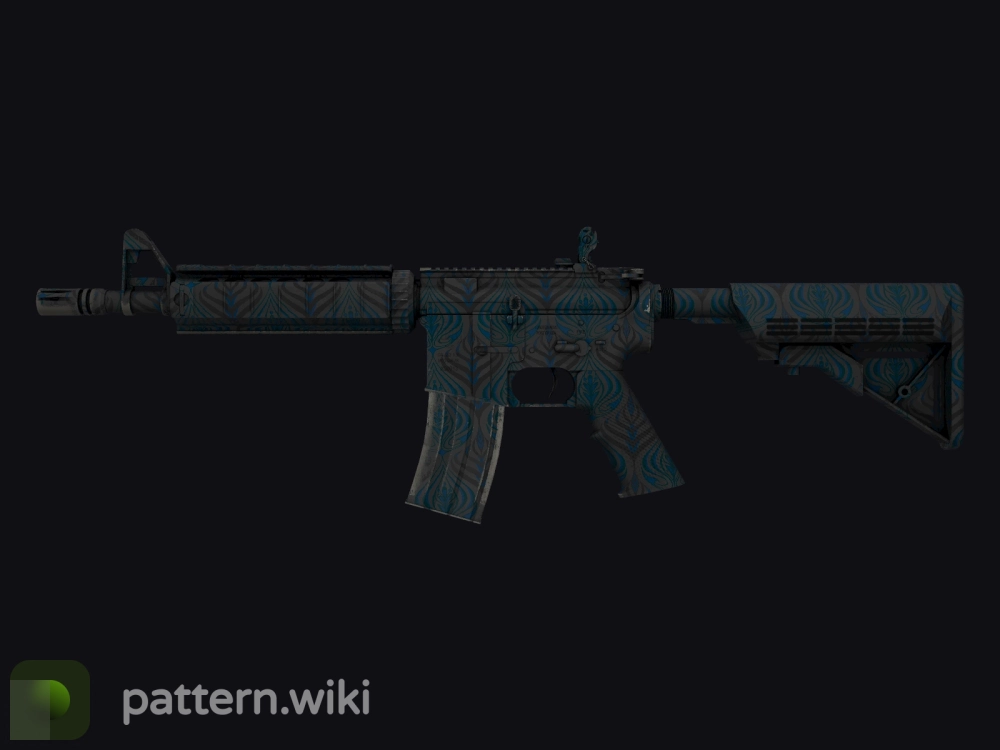 M4A4 Dark Blossom seed 937