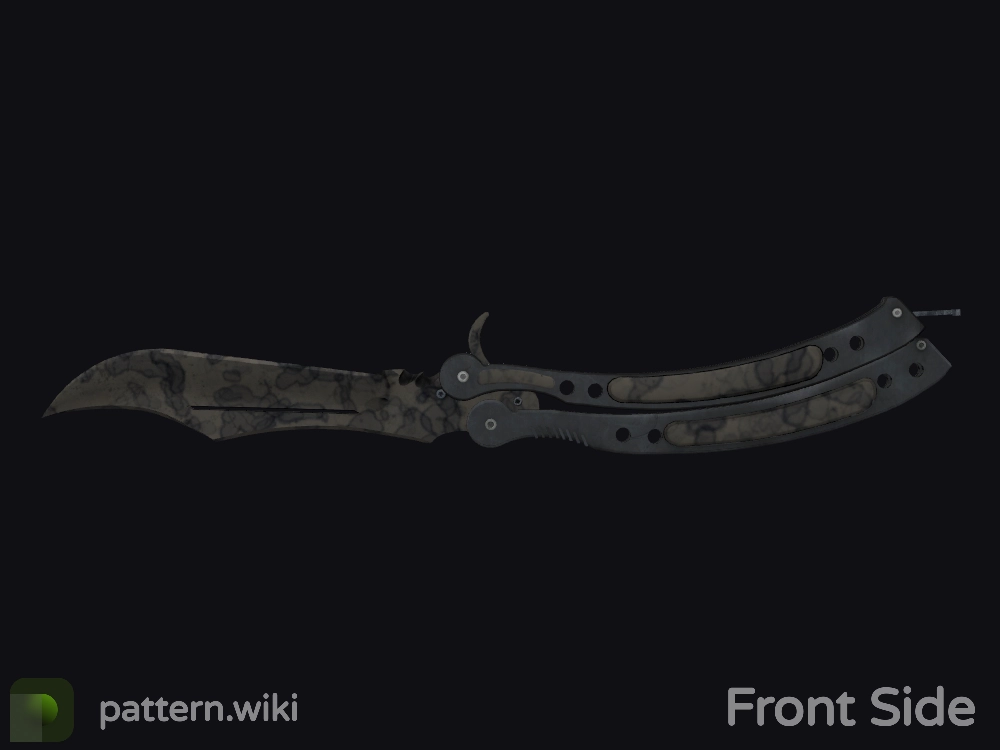 Butterfly Knife Stained seed 702