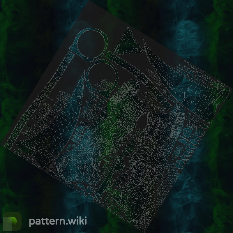 Karambit Gamma Doppler seed 26 pattern template