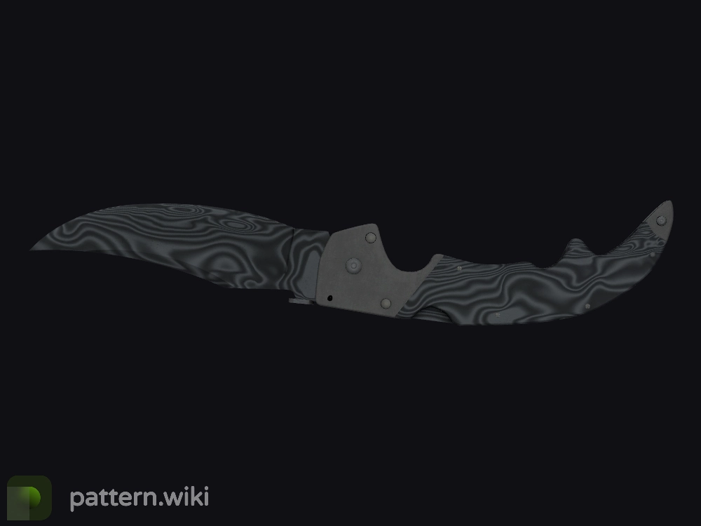 Falchion Knife Damascus Steel seed 35