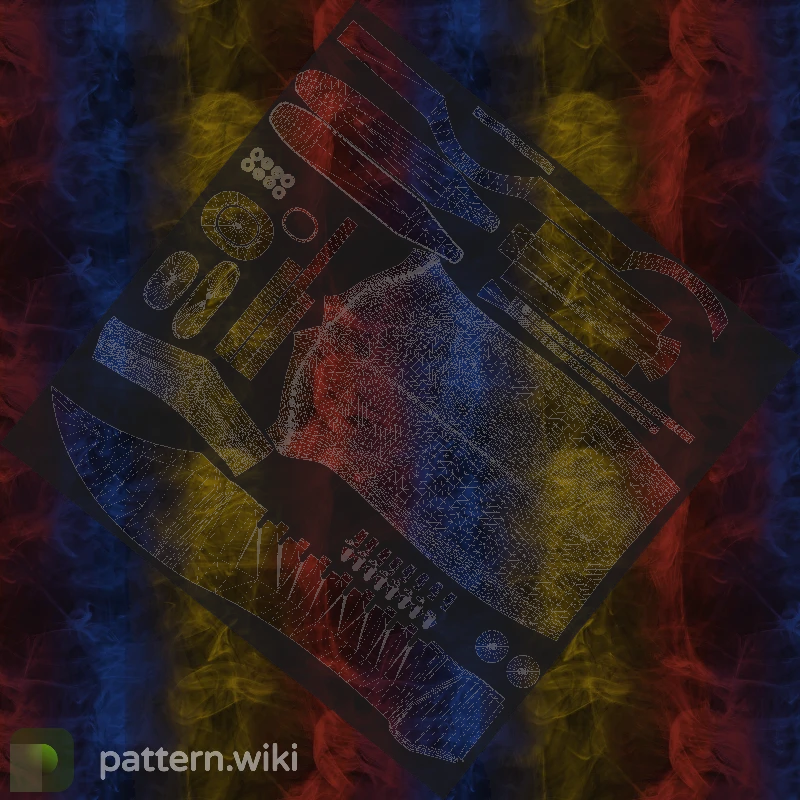 Bowie Knife Marble Fade seed 486 pattern template