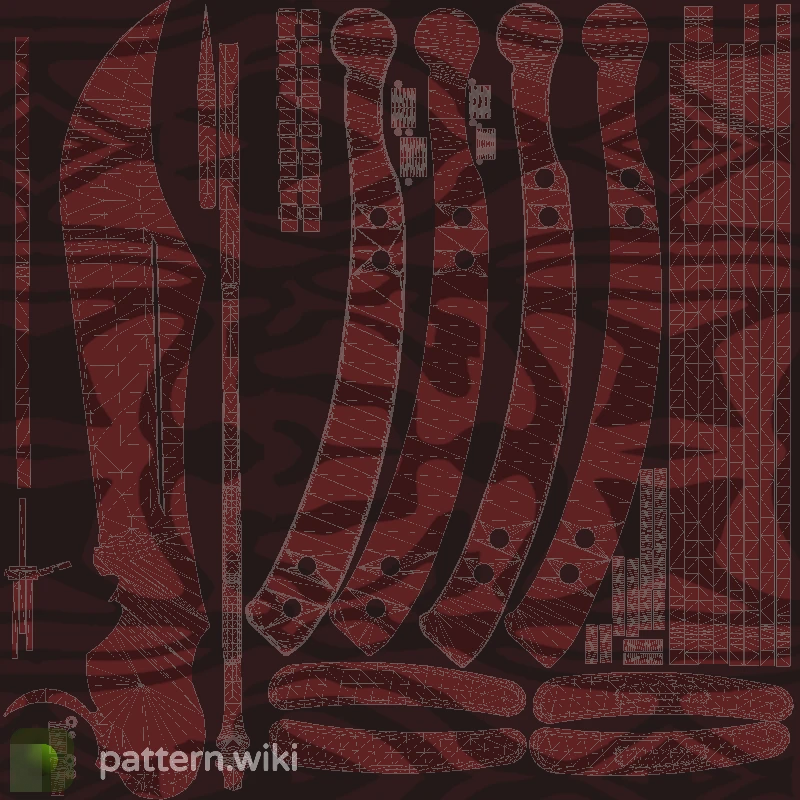 Butterfly Knife Slaughter seed 210 pattern template