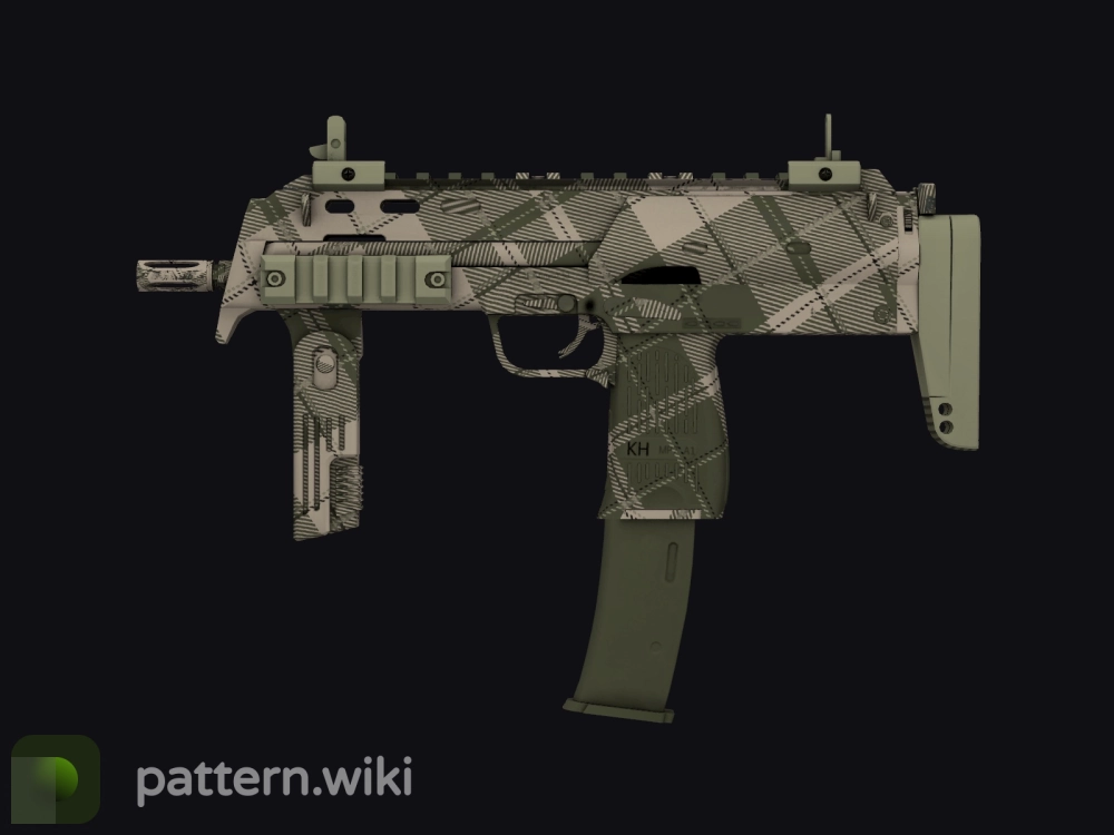 MP7 Olive Plaid seed 118