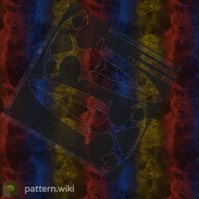 Shadow Daggers Marble Fade seed 623 pattern template