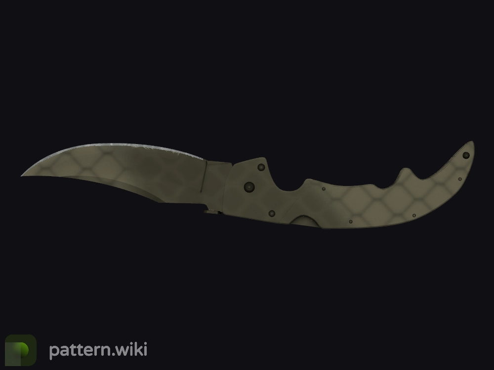 Falchion Knife Safari Mesh seed 204